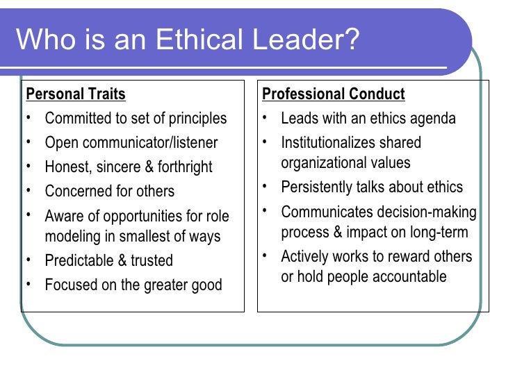 ethical leadership article benefits of ethical leadership
